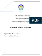 Crude Oil Refining Equipment: Supervised By:dr