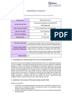 Lab - Assignment Handout For CPM V2