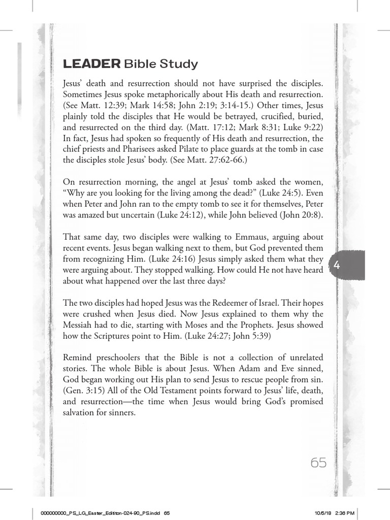 Emmaus Disciples: Jesus Revealed | PDF | Resurrection Of Jesus ...