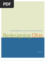 Redesigning: Transforming Government Into A 21st Century Institution