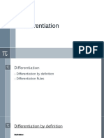 Differentiation 1