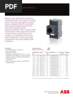 Manual Motor Starter MS132: Data Sheet