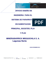 Diseño de proteccion de Pararrayos Sub Principal, Booster, PLS1 y PLS2.pdf