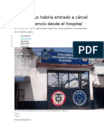 Coronavirus Habría Entrado A Cárcel de Villavicencio Desde El Hospital