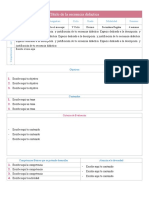 Planificación de Una Secuencia Didáctica Formato