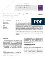 Valorisation of Low-Temperature Heat Impact of The Heat Sink On Performance and Economics