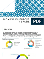 Biomasa en Italia, España, Francia y Brasil