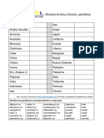 Gentilicios y Países - Asia PDF