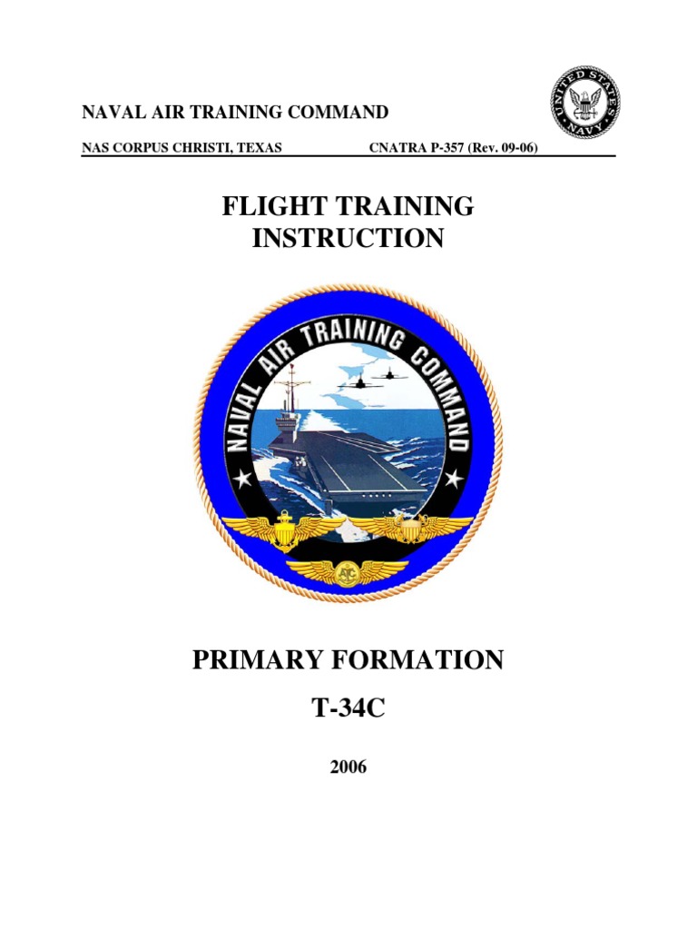 T-34C Primary Formation Training Guide | PDF | Instrument Flight Rules ...