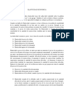 Elasticidad Económica: Tipos y Conceptos Clave