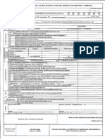 Formulario Unico Nacional de Declaracion y Pago Del Impuesto de Industria y Comercio PDF