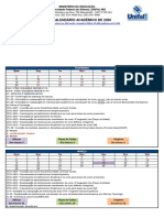 Calendário Acadêmico 2020