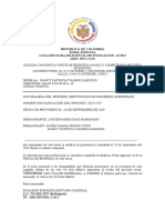 NOTIFICACION ART 292 DEL CGP - Luis Eduardo - CAMACOL