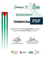 Microsoft Partner Certificate Containers Ecuador