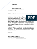 69 Formatos Notificacion de Auto Que Acepta Renuncia de Poder y Constancia A Juzgado de La Notificacion