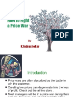 How To Fight A Price War: K.Indrashekar