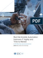 IDC - Business Value of Red Hat Ansible Tower PDF