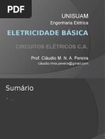Eletricidade Básica - Circuitos CA - 2020