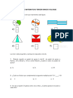 Examen de Matematicas Tercer Grado Iv Bloque