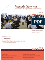 Monitoreo y Respuesta A Incidentes de Seguridad de La Información - PWC Venezuela