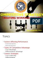 Creating Winning Values: Competitive Strategy