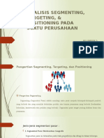 Analisis STP Pada Suatu Perusahaan