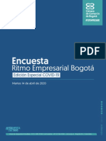 Encuesta: Ritmo Empresarial Bogotá