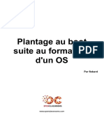 Plantage Au Boot Suite Au Formatage D Un Os