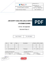 Job Safety Analysis (Jsa) & Safe Workmethod