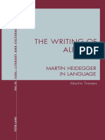 The Writing of Aletheia: Martin Heidegger in Language