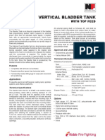 Vertical Bladder Tank: Data Sheet #npr032