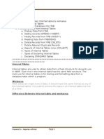 Internal Tables PDF