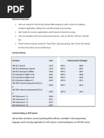 Erp and Sap Historical Overview