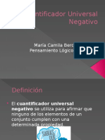 Cuantificador Universal Negativo