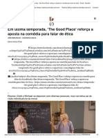 MALAR, JP. Filosofia e Ética Na Série The Good Place