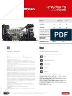 HTW-780 T5 Generator Specifications