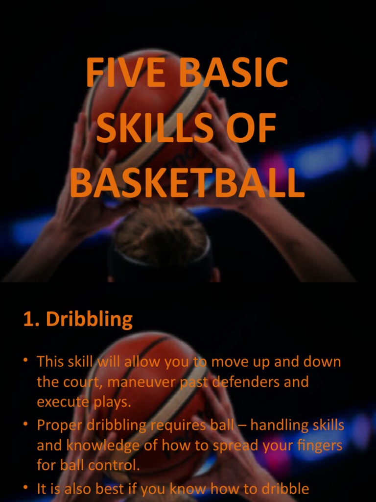Basic Skills in Basketball | PDF | Leisure | Sports Rules And Regulations