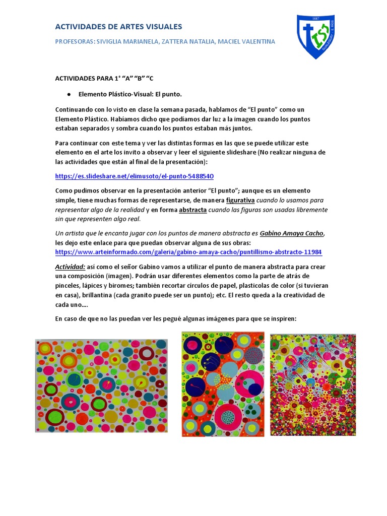 Actividades de Artes Visuales para Niños | PDF | Imagen | Artes (general)