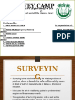 Survey Camp: B.Tech. (Civil Engineering) - V Semester