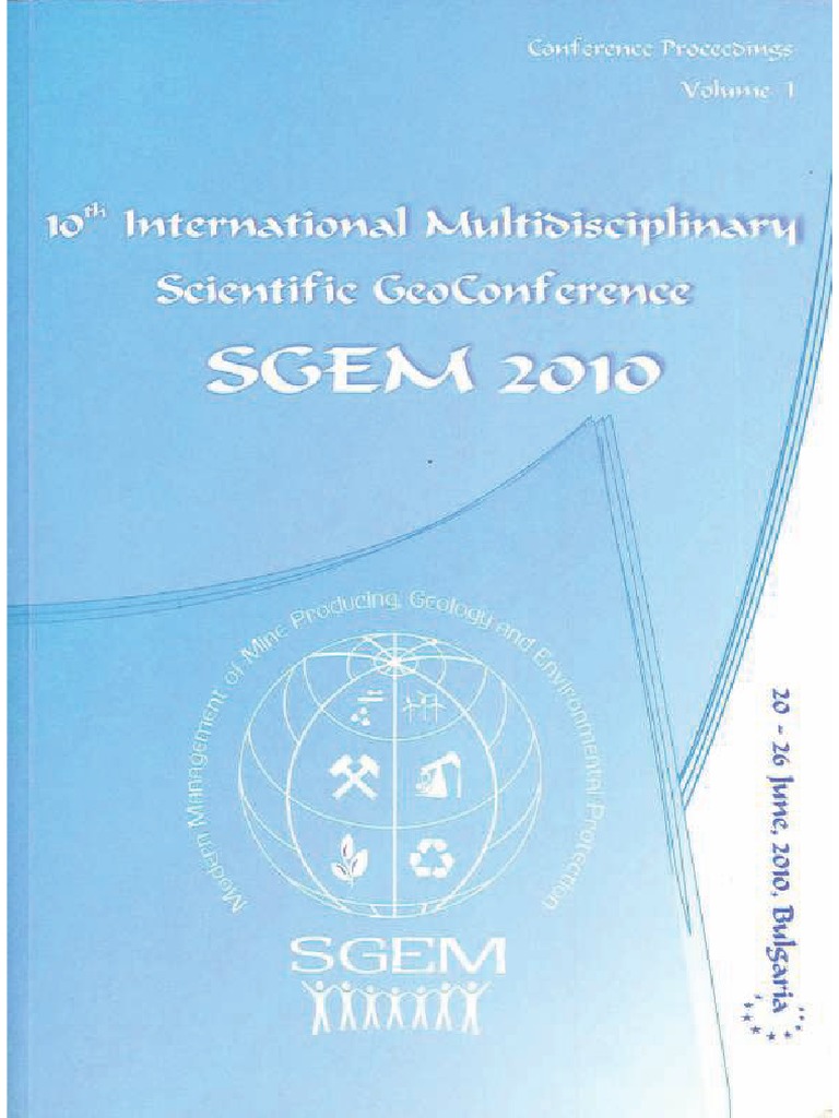 Sgem 2010 PDF | PDF