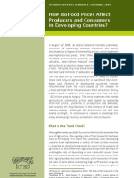 How Do Food Prices Affect Producers and Consumers in Developing Countries?