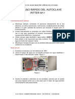 Guia de Uso Rapido Autoclave Ritter M11