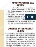 Interpretacion de Las Leyes