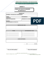 ANEXO 3 - INFORME DE VIAJE DE COMISIÓN DE SERVICIO