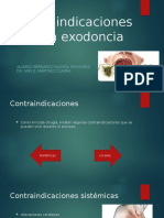 Contraindicaciones en una exodoncia