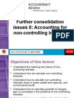 Further Consolidation Issues II: Accounting For Non-Controlling Interests