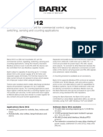 Barix Io12: DIN-rail Mountable I/O Unit For Commercial Control, Signaling, Switching, Sensing and Counting Applications