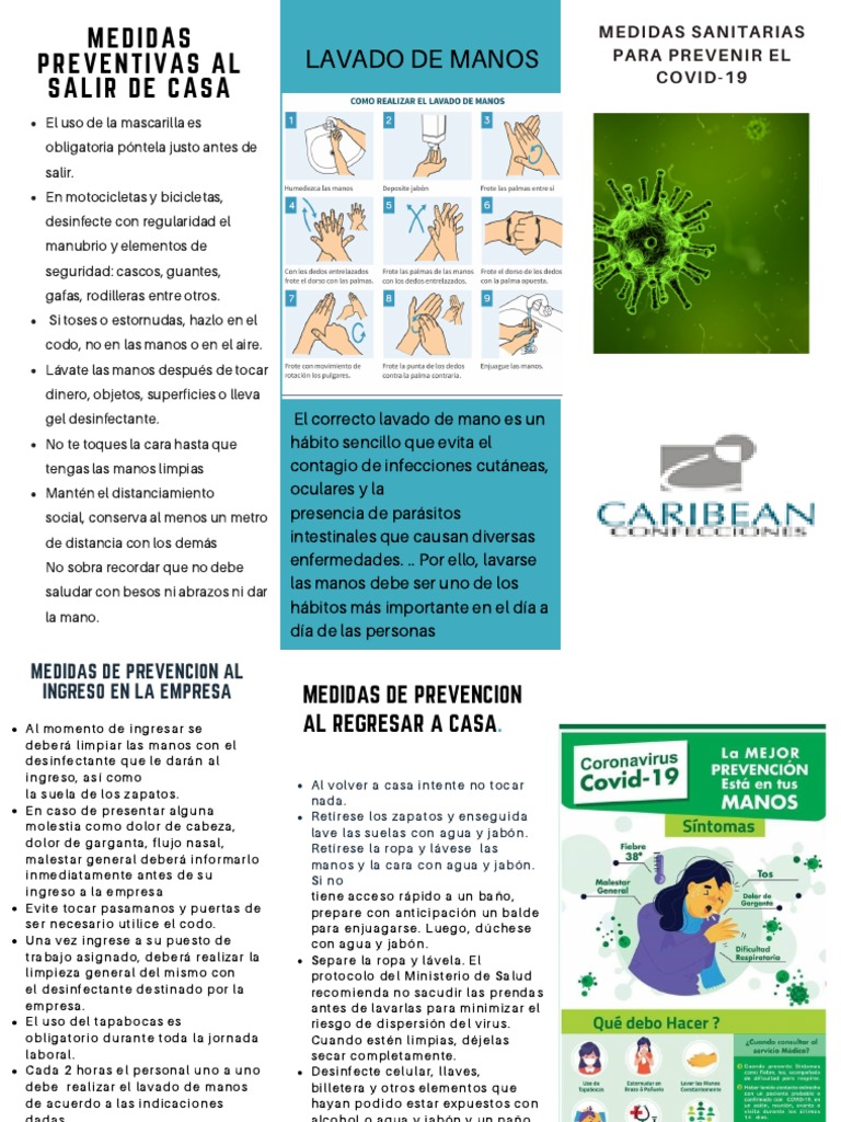 Medidas de Prevención: Lavado de Manos | PDF | Lavado de manos | Salud ...