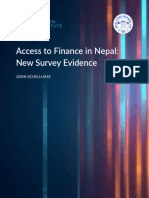 Access To Finance in Nepal