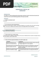 Immunology Lab Worksheet Student KEY